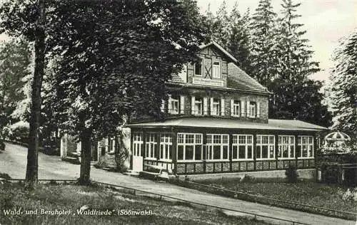 AK / Ansichtskarte  Sobernheim_Bad Wald und Berghotel Waldfriede im Soonwald