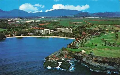 AK / Ansichtskarte 73994222 Kauai_Hawaii_Island_USA Surf Resorts Hawaii Fliegeraufnahme