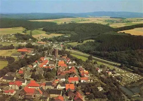 AK / Ansichtskarte 73994284 Trendelburg_Diemel_Deisel_Hessen Fliegeraufnahme