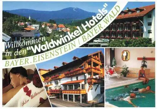 AK / Ansichtskarte 73994345 Bayerisch_Eisenstein Waldwinkel Hotels Teilansichten Hallenbad