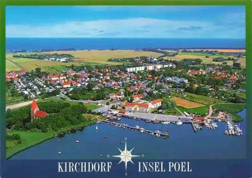 AK / Ansichtskarte 73994348 Kirchdorf_Insel_Poel Fliegeraufnahme