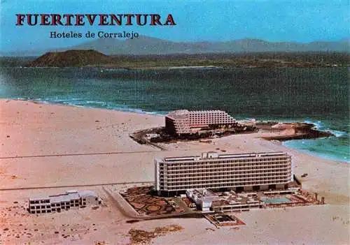 AK / Ansichtskarte 73994364 Corralejo_Fuerteventura_ES Hoteles de Corralejo Fliegeraufnahme