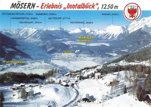 AK / Ansichtskarte 73994374 Moesern_Seefeld_Tirol_AT Erlebnis Inntalblick Fliegeraufnahme