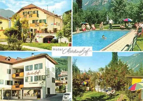 AK / Ansichtskarte  Bozen_BOLZANO_Suedtirol_IT Hotel Markushof Bungalowpark Pool