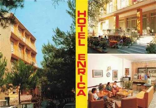 AK / Ansichtskarte 73994383 CATTOLICA__Provincia_Rimini_IT Hotel Enrica Gastraum Terrasse