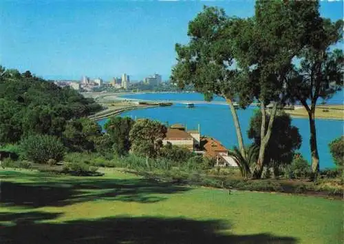 AK / Ansichtskarte 73994401 PERTH__Australia Panorama City Narrows Bridge and Swan River from King's Park