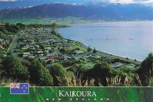 AK / Ansichtskarte 73994402 Kaikoura_New_Zealand_NZ Panorama Township from the hill looking towards Kaikoura Ranges South Island