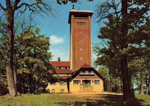 AK / Ansichtskarte 73994406 Goenningen_Reutlingen_BW Rossbergturm Wanderheim des Schwaebischen Albvereins