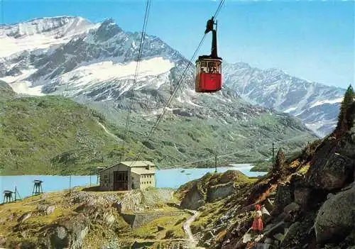 AK / Ansichtskarte 73994408 Enzingerboden Mittelstation Tauernmoos-See Seilbahn zum Weiss-See Alpenpanorama