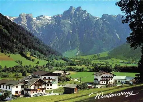 AK / Ansichtskarte 73994417 Werfenweng_Pinzgau-Pongau_AT Panorama Blick gegen Eiskoegel Alpen Sommerfrische