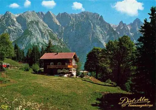 AK / Ansichtskarte 73994426 Werfen_Pinzgau-Pongau_AT Dielalm mit Tennengebirge