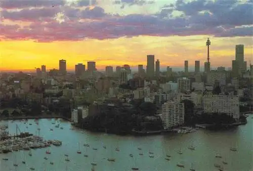 AK / Ansichtskarte 73994462 SYDNEY__NSW_Australia Skyline at Sunset