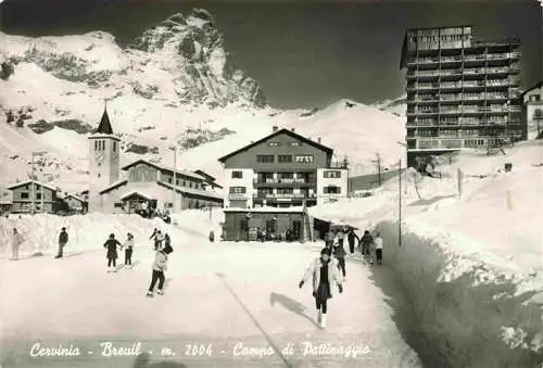 AK / Ansichtskarte 73994465 Cervinia_Breuil-Cervinia_Aosta_IT Campo di Pattinaggio