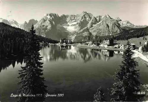 AK / Ansichtskarte 73994466 Sorapiss_Monte_Faloria-Sorapis_Belluno_Veneto_IT Lago di Misurina