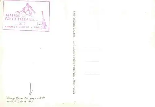 AK / Ansichtskarte  Falzaregopass_Passo_Falzarego_2117m_IT Albergo Passo Falzarego