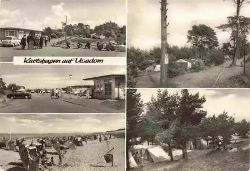 AK / Ansichtskarte 73994483 Karlshagen_Carlshagen_Usedom Bungalows Strand Park Zeltplatz