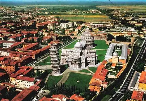 AK / Ansichtskarte  PISA_Toscana_IT Dom und Schieferturm Fliegeraufnahme