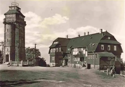 AK / Ansichtskarte  Auersberg_1020m_Wildenthal_Erzgebirge HO Berghotel Auersberg