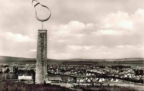 AK / Ansichtskarte  Springe_Deister Blick von der Gaebelbastei