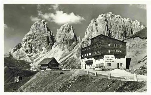 AK / Ansichtskarte  Dolomiti__Dolomiten_IT Rifugio Maria Flora al Passo di Sella Col Sassolungo