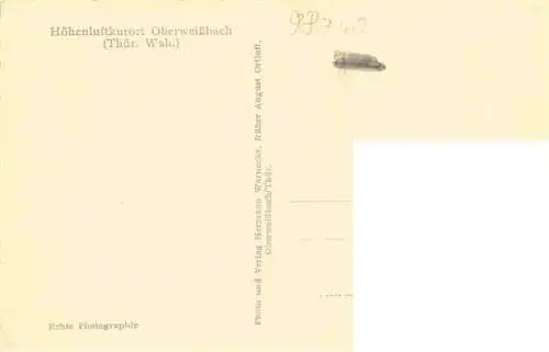 AK / Ansichtskarte  Oberweissbach_Thueringen Froebelturm