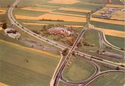 AK / Ansichtskarte  Autobahn_Autostrada_Autoroute_Highway Rasthaus Kassel Lohfelden 