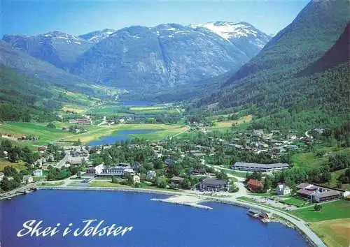 AK / Ansichtskarte 73994660 Jolster_Norge Fliegeraufnahme