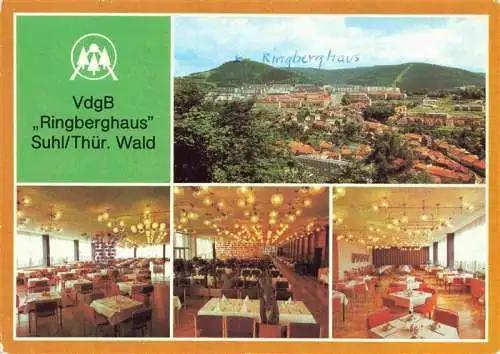 AK / Ansichtskarte 73994677 Suhl_Thueringer_Wald Panorama VdgB Ringberghaus Gastraeume