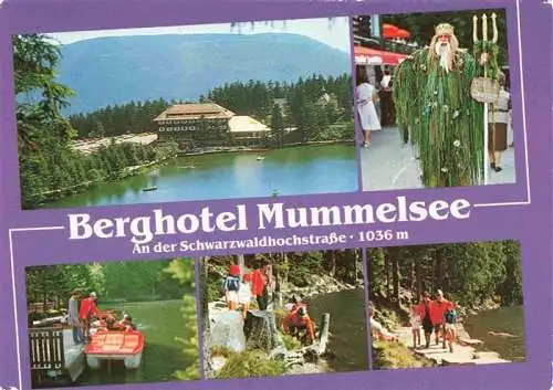 AK / Ansichtskarte 73994688 Mummelsee Berghotel Mummelsee Poseidon Bootsanleger Wanderungen