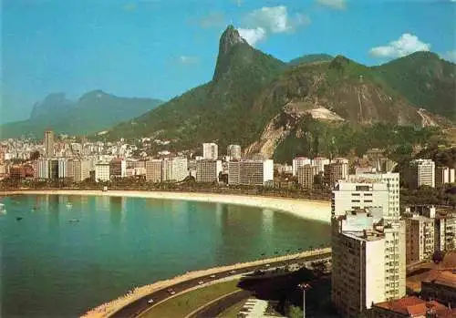 AK / Ansichtskarte 73994697 RIO_DE_JANEIRO_Brazil Morro da Viuva e Praia do Botafogo