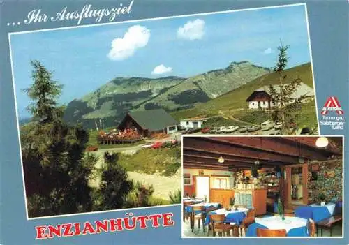 AK / Ansichtskarte 73994712 St_Koloman-Wegscheid_AT Enzianhuette am Trattberg Gaststube