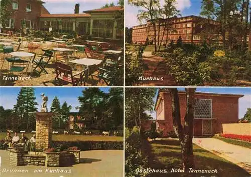 AK / Ansichtskarte 73994729 Bad_Bramstedt Haus Tanneck Hotel Restaurant und Gaestehaus Kurhaus Brunnen