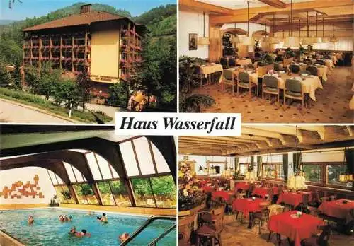 AK / Ansichtskarte  Oppenau Dt Postgewerkschaft Haus Wasserfall Konferenzsaal Hallenbad Gastraum