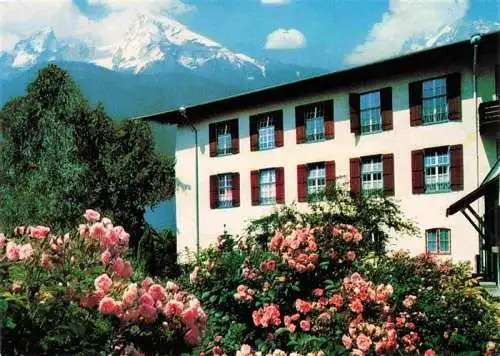 AK / Ansichtskarte  Stanggass_Berchtesgaden Kurklinik in der Stanggass mit Watzmann und Hochkalter