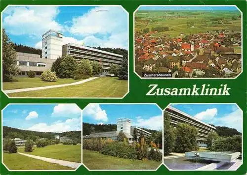 AK / Ansichtskarte 73994784 Zusmarshausen Zusamklinik Fliegeraufnahme Teilansichten