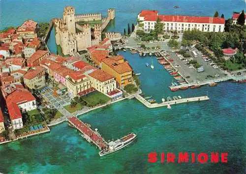 AK / Ansichtskarte  SIRMIONE_Lago_di_Garda_IT Fliegeraufnahme