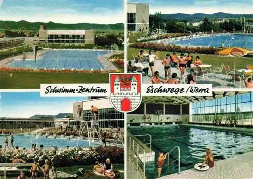 AK / Ansichtskarte  Eschwege Schwimm-Zentrum Freibad Hallenbad