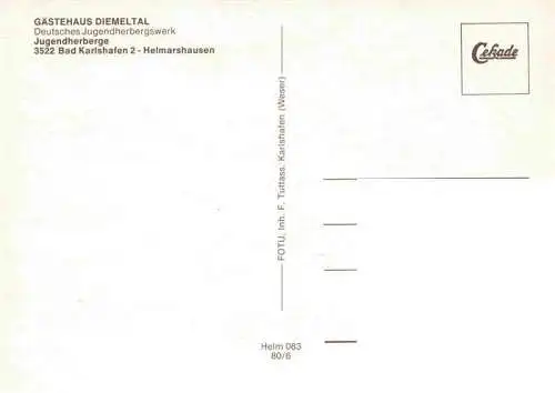 AK / Ansichtskarte  Helmarshausen Gaestehaus Diemeltal Deutsches Jugendherbergswerk Jugendherberge