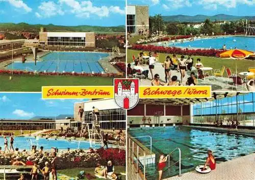 AK / Ansichtskarte 73994838 Eschwege Schwimm-Zentrum Freibad Hallenbad