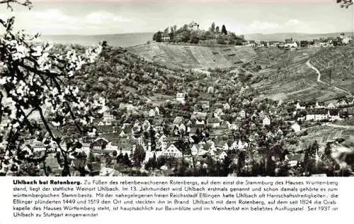 AK / Ansichtskarte  Uhlbach_Stuttgart Panorama am Rotenberg