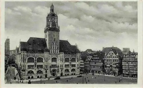 AK / Ansichtskarte  STUTTGART Rathaus