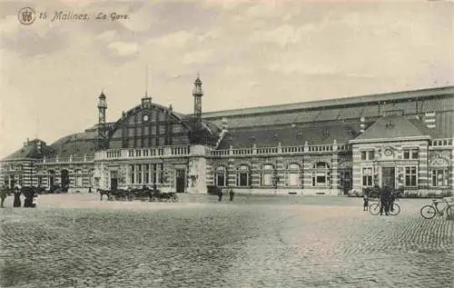 AK / Ansichtskarte  MALINES_Mechelen_Flandre_Belgie La Gare