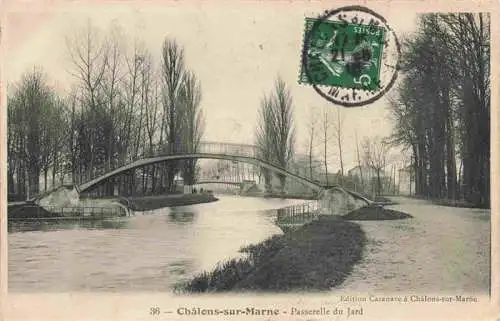 AK / Ansichtskarte  Chalons-sur-Marne_51 Passerelle du Jard