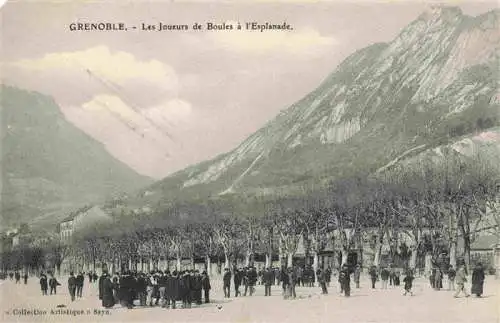 AK / Ansichtskarte  GRENOBLE_38 Les Joueurs de Boules a l'Esplanade