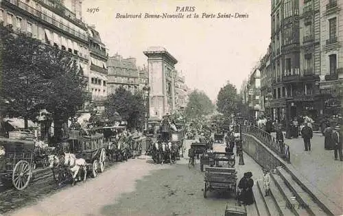AK / Ansichtskarte  PARIS_75 Boulevard Bonne Nouvelle et la Porte Saint Denis