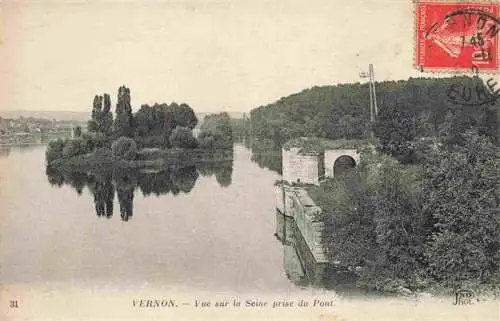 AK / Ansichtskarte  Vernon_27_Eure Vue sur la Seine prise du Pont