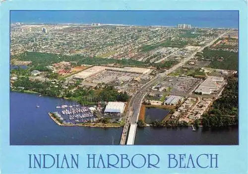 AK / Ansichtskarte  Palm_Beach_Florida_USA Indian Harbor Beach aerial view