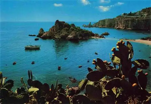 AK / Ansichtskarte  Taormina_Sicilia_IT Panorama Isola Bella