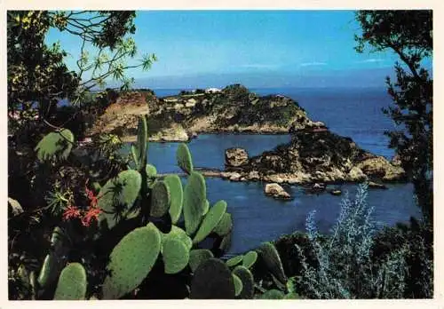 AK / Ansichtskarte 73995032 Taormina_Sicilia_IT Isola Bella e Capo Sant Andrea