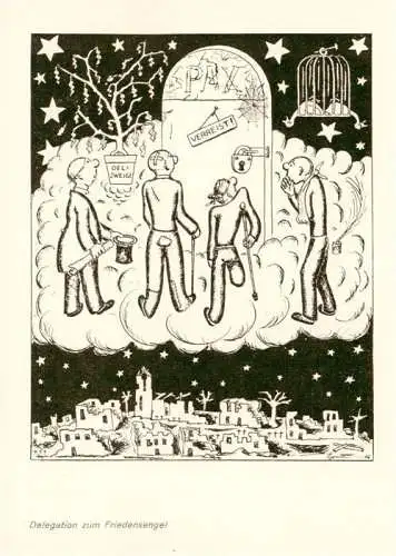 AK / Ansichtskarte  Eymann_Lydia_Kuenstlerkarte_Langenthal_BE Delegation Friedensengel